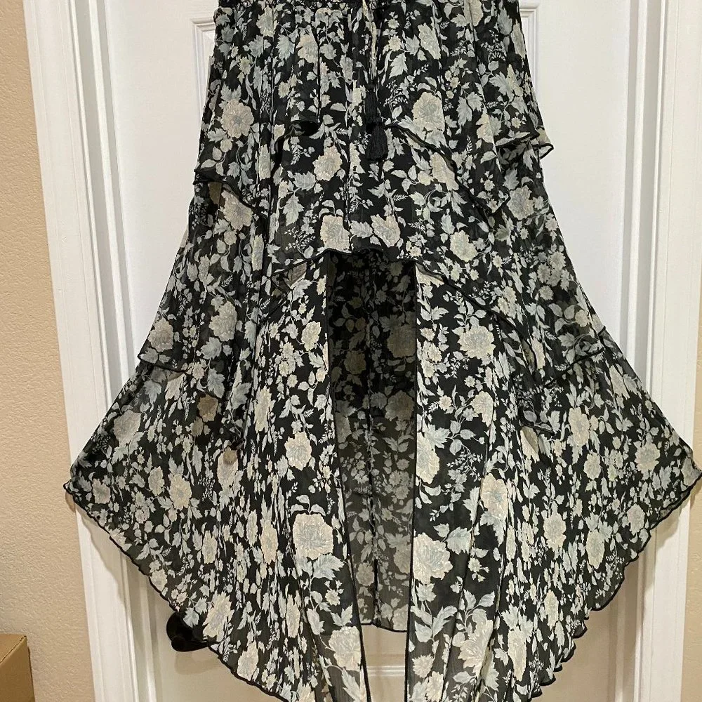 NWT Ralph Lauren Denim & Supply 3-Tier High-Low Skirt size L - Picture 3 of 16